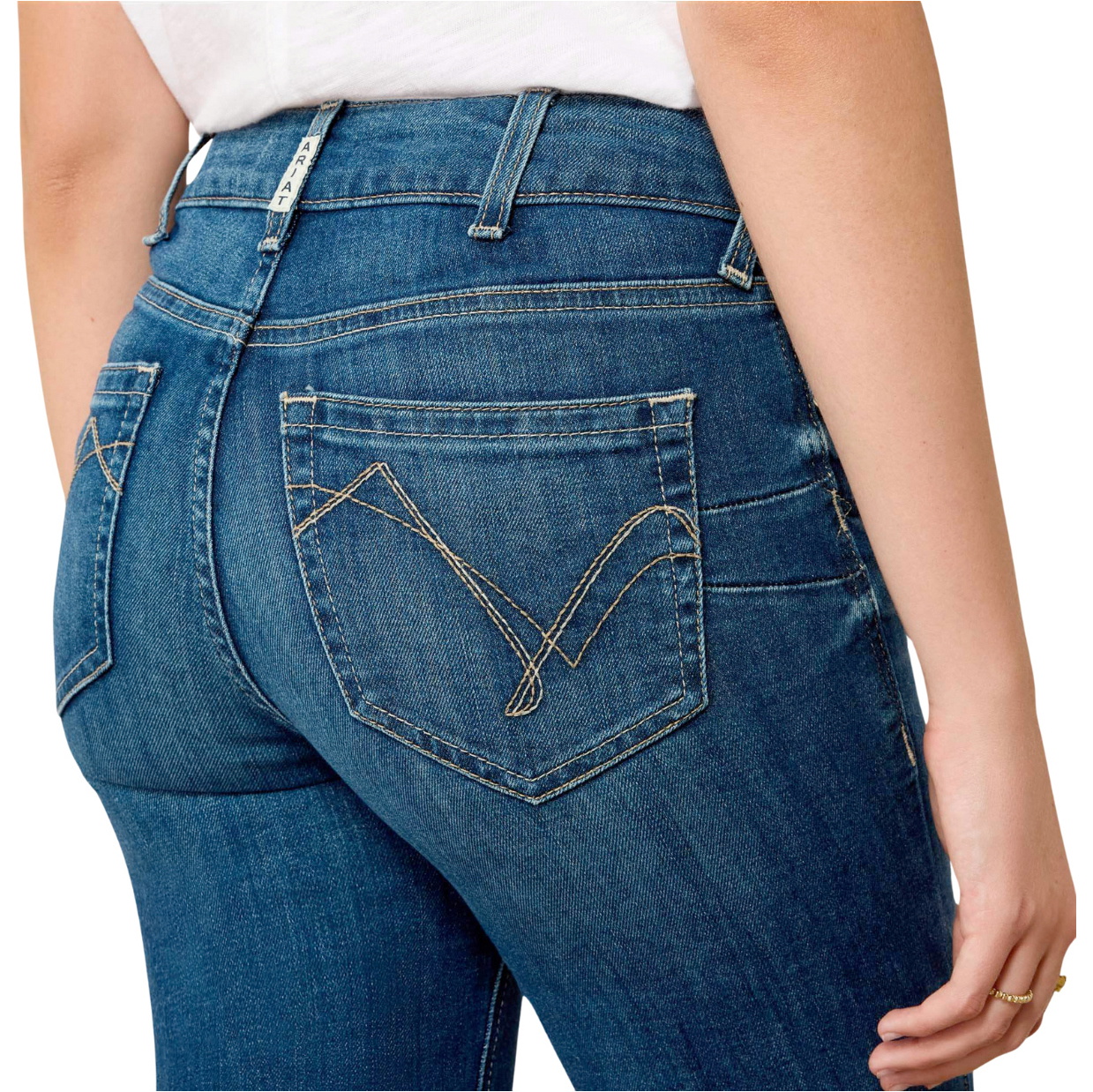 2025 Ariat Womens R.E.A.L. Perfect Rise Abby Straight Jean 10036814 - Mackenzie